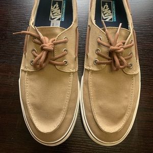 Vans Sz 12 Beige Loafers “ComfyCush”